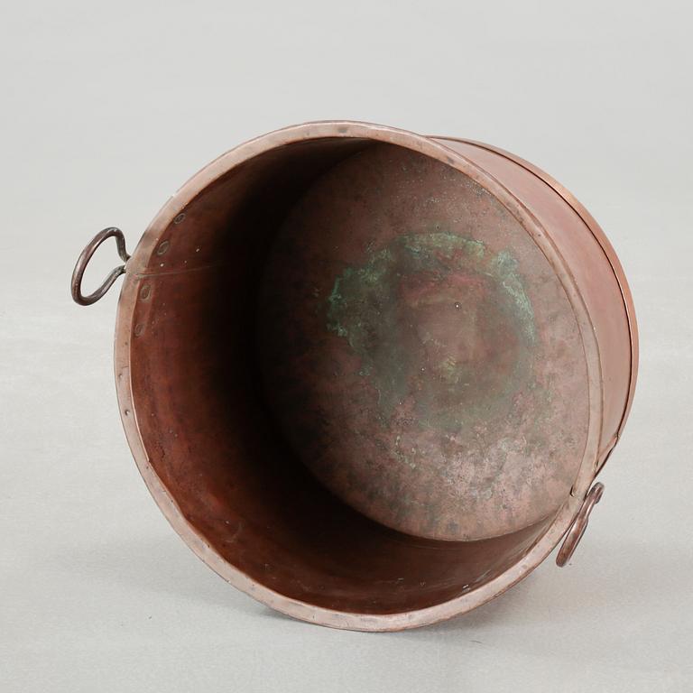 A 19th century firewood cauldron.