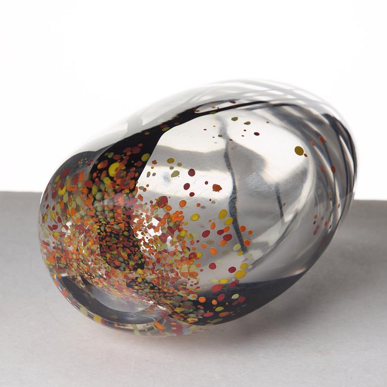 Vicke Lindstrand, an "Autumn" glass vase, Kosta, Sweden 1950-60's.