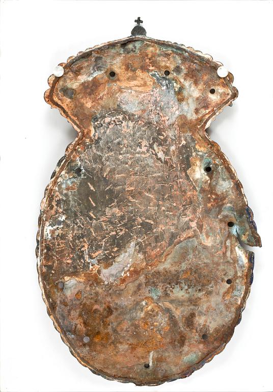 SKÖLD, brons, Sjöfartsverket, 1900-talets första hälft.