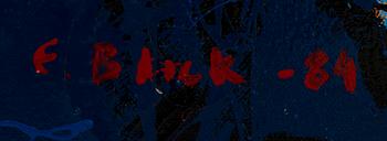 ESA BLICK, acrylic on canvas, signed and dated -84.