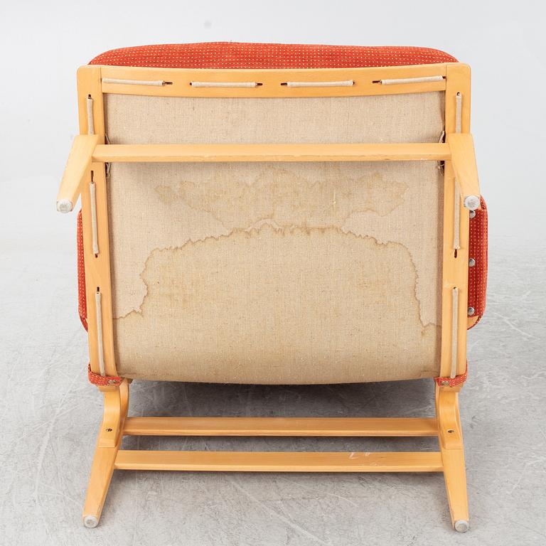 Bruno Mathsson, a pair of 'Ingrid' armchairs, Dux.