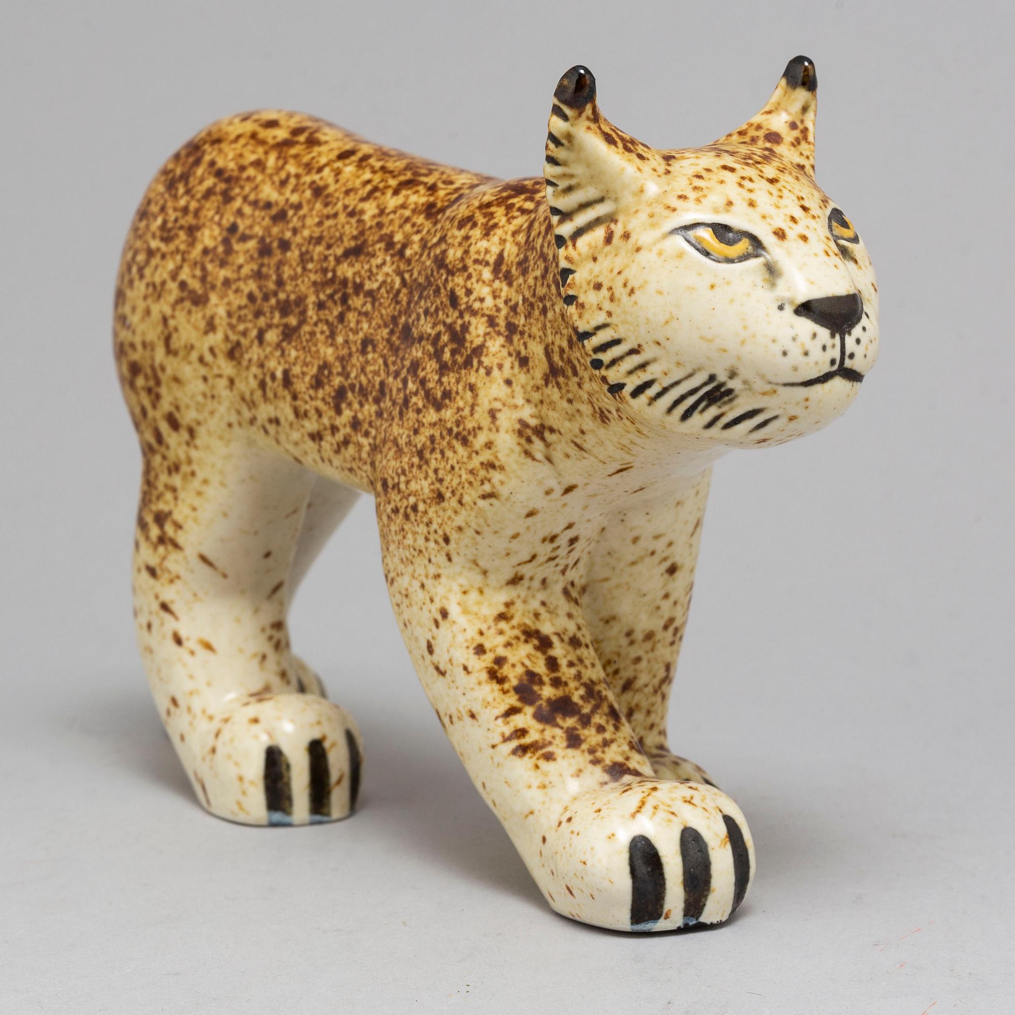 LISA LARSON, a stoneware figurine, for Gustavsberg for NK. - Bukowskis