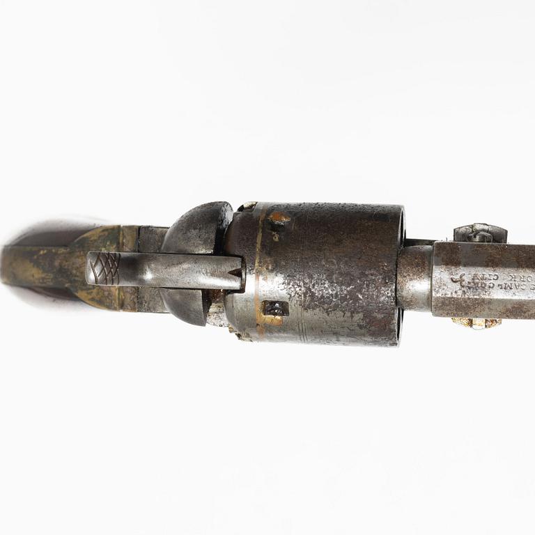 A Colt 1849 pocket percussion revolver, 1852.