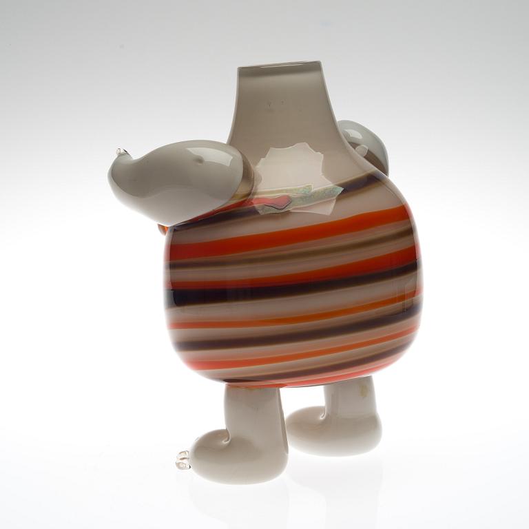 BJÖRN WECKSTRÖM, A GLASS SCULPTURE. Girl in swimsuit No. 548. Signed Björn Weckström Nuutajärvi Notsjö.