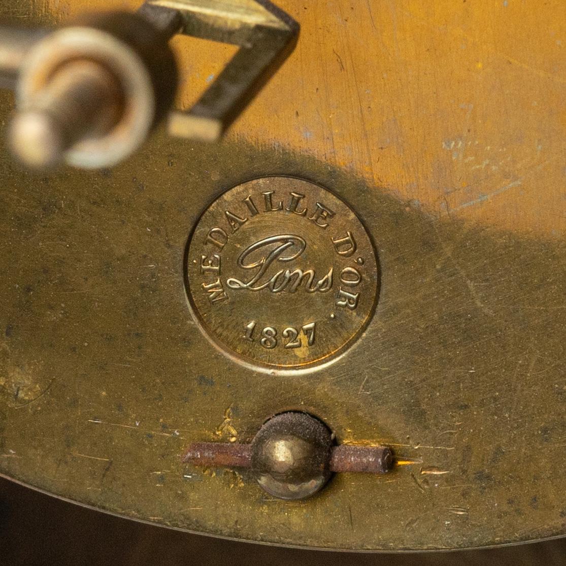Table pendulum clock, France, mid-19th century.