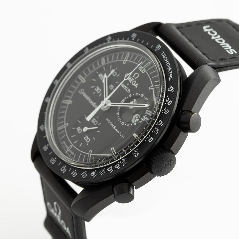 Omega/Swatch, MoonSwatch, "No Reserve", collection of 14 pcs, chronograph, wristwatches, 42 mm.