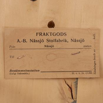 STOLAR, 3st, Sverige, Nässjö Stolfabrik, 1950-tal.