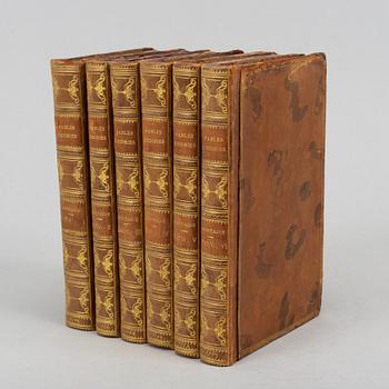 Genomgående graverad text & planscher, 1765-75, (6 vol.).