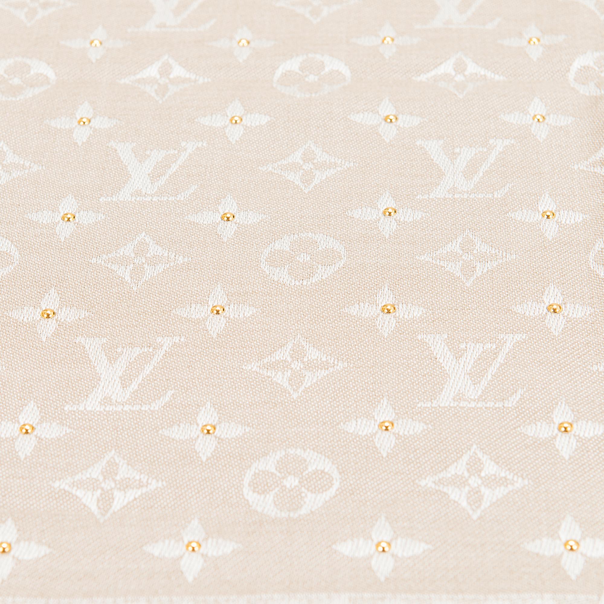Louis Vuitton, "Studdy Denim Monogram Shawl", huivi.