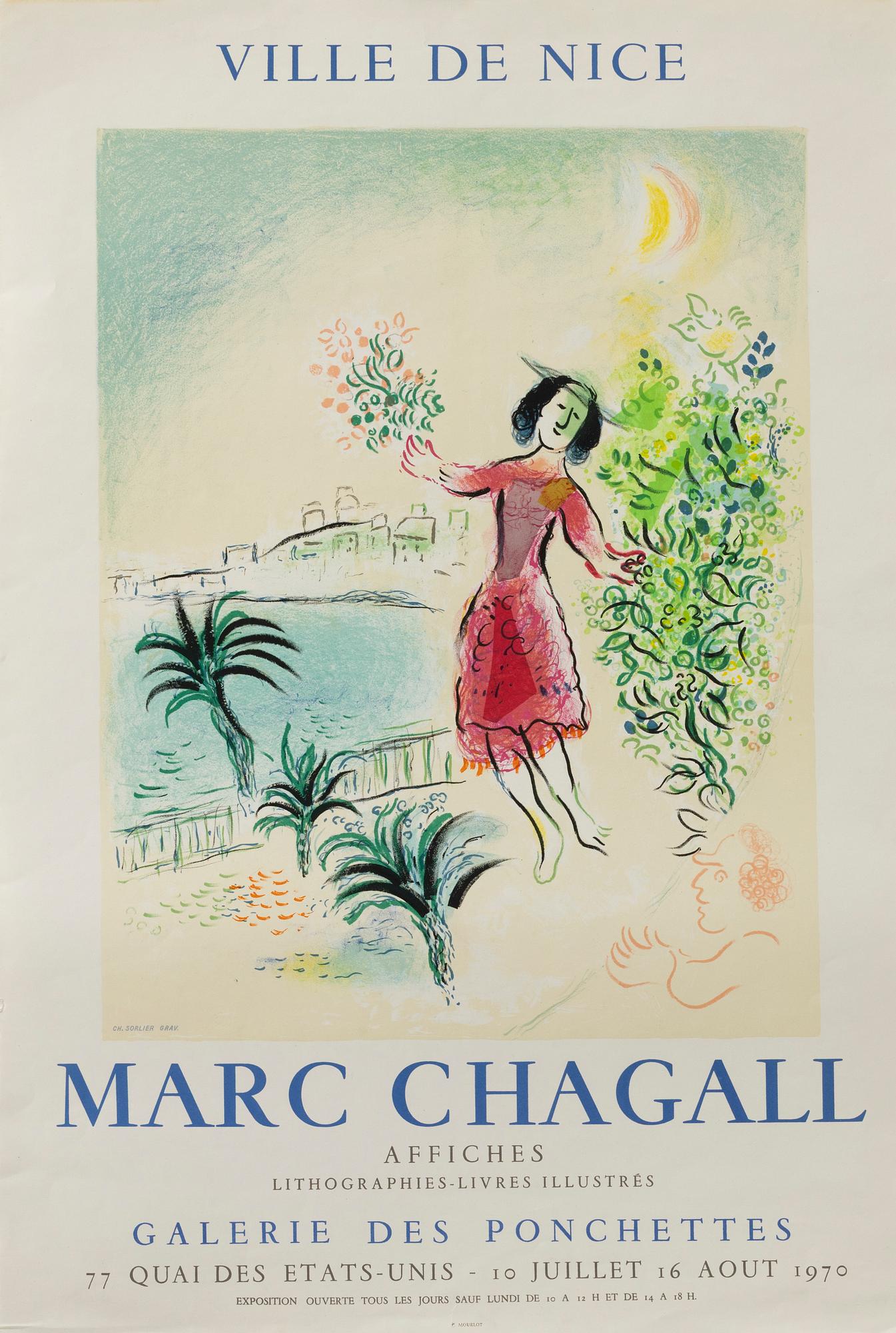 Marc Chagall, efter, "Ville de Nice".