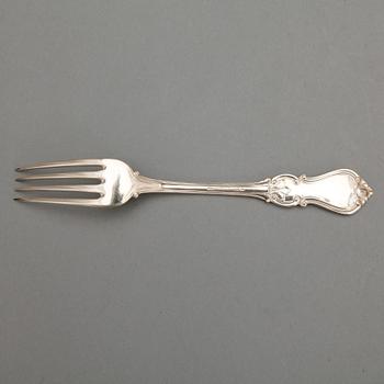 BESTICK, 38 delar, nysilver, "Olga", CG Hallberg, Stockholm.