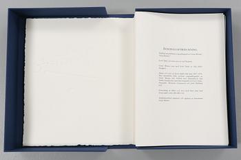 GÖSTA WERNER, portfölj med 11 litografier, signerad och numrerad 12/225, Galerie Aix, Stockholm.