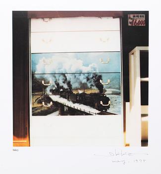 FOTOGRAFISK MAPP, "12 Instant Images", utgiven av Polaroid, bl a Helmut Newton, Rita Khomann. Sign i tryck. 1974-75.