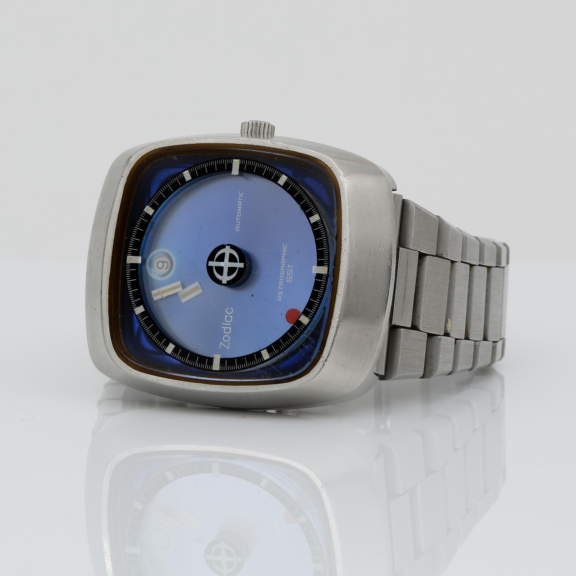ARMBANDSUR, Zodiac Astrographic SST, 1970-tal.
