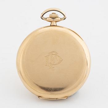 Omega, dress pocket watch, hunter, 48 mm.