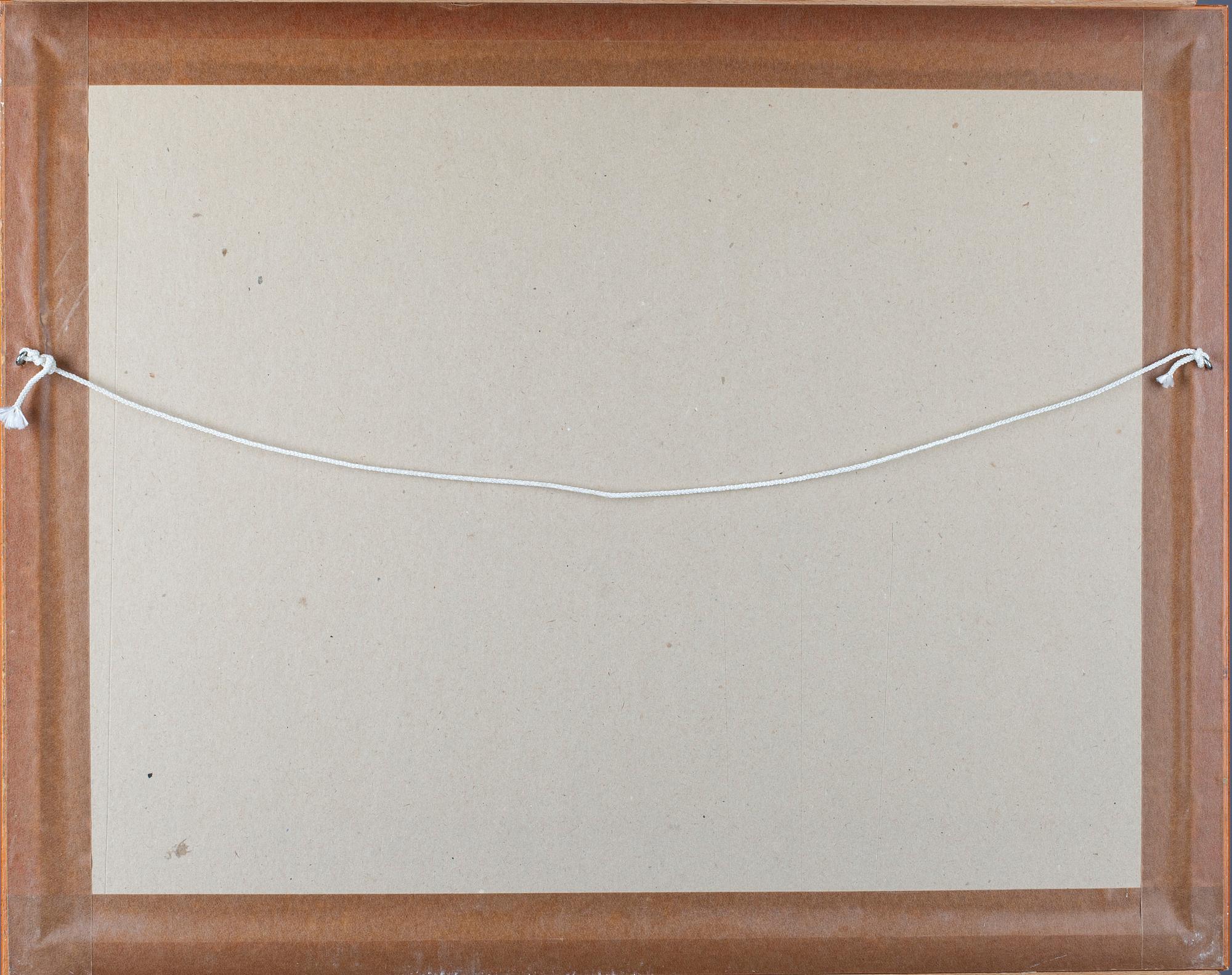 LAURI PARIKKA, akvarell, signerad.