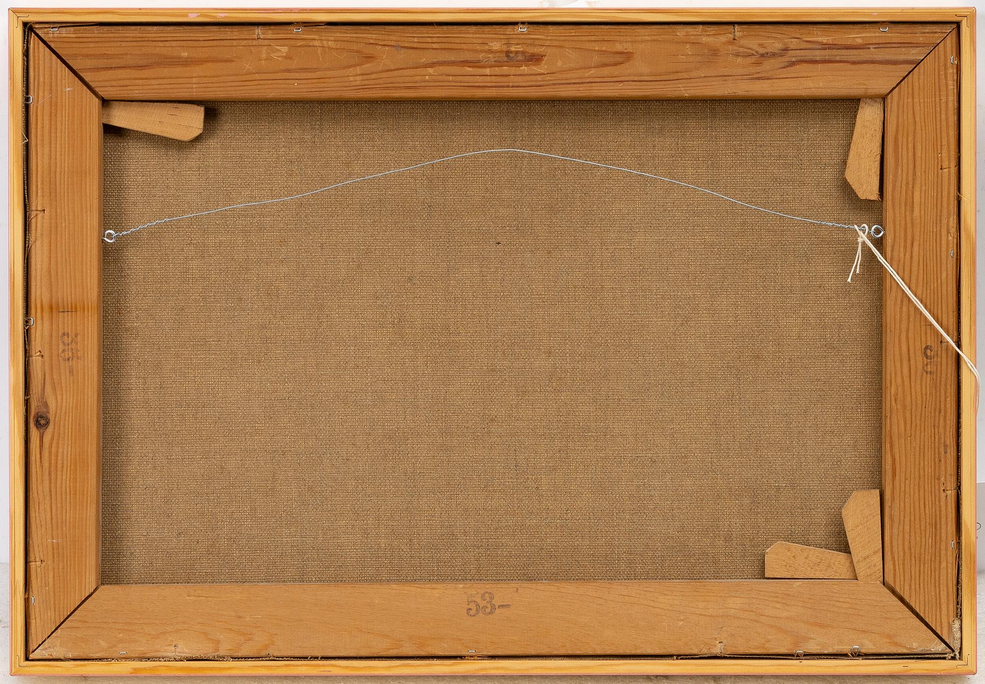 William Gislander, Landscape with Geese.