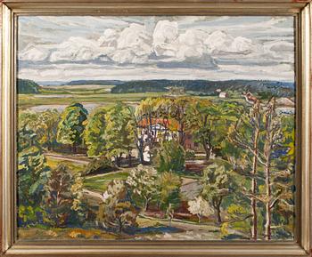 OLLE NORDBERG, olja på duk, signerad.