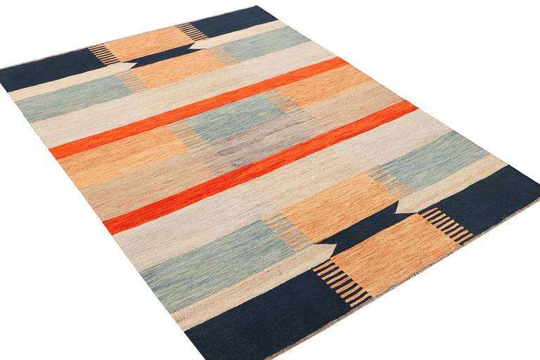 An Afghan Kelim carpet, c. 235 x 177 cm.