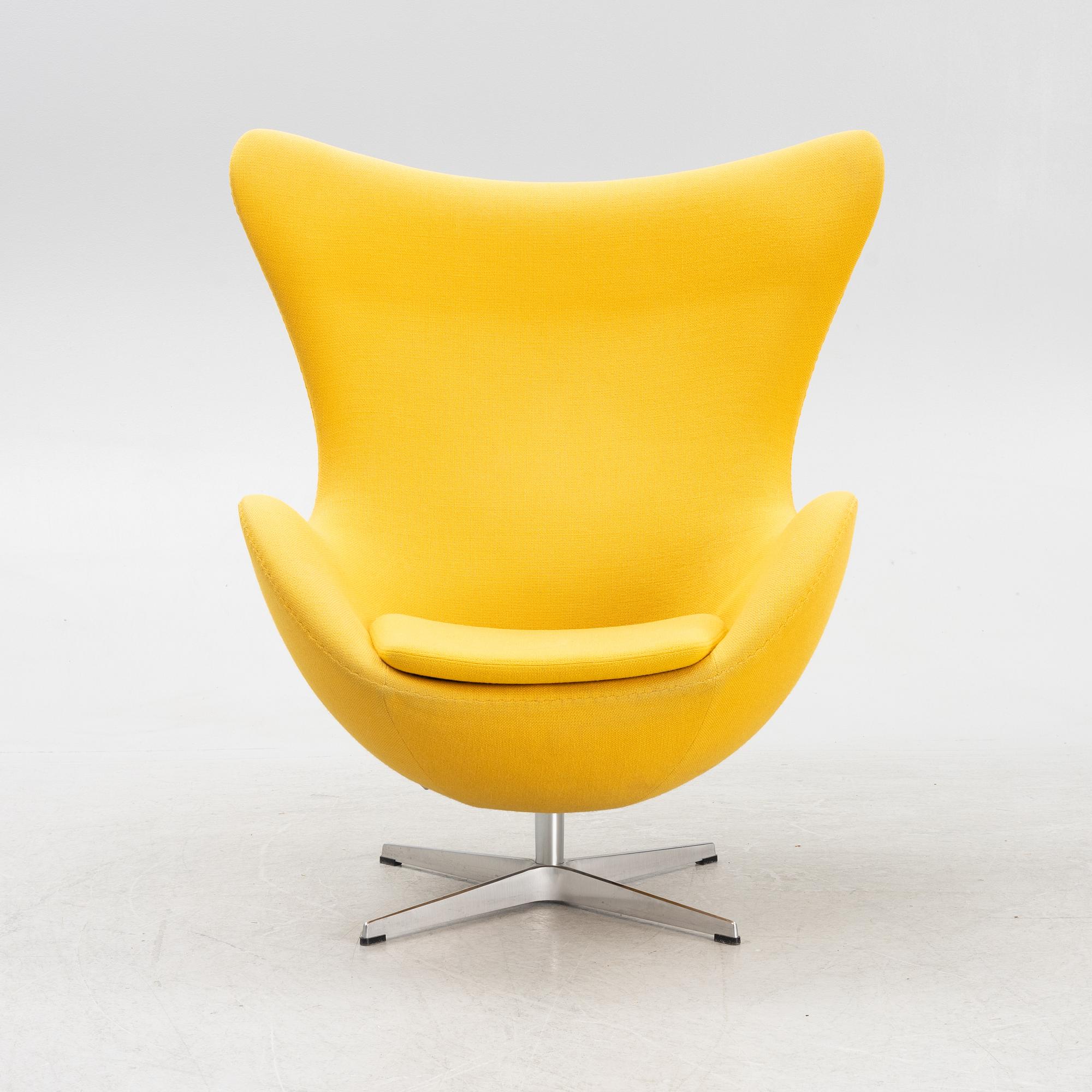 Arne Jacobsen, fåtölj, "Ägget", Republic of Fritz Hansen, Danmark, 2006.