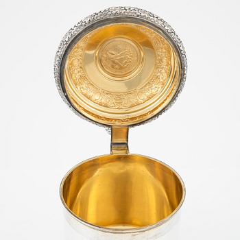 A silver Baroque style tankard, GAB, 1920.