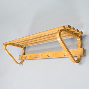 Alvar Aalto, hatthylla/ klädhängare, modell 109, Artek, 1960-70-tal.