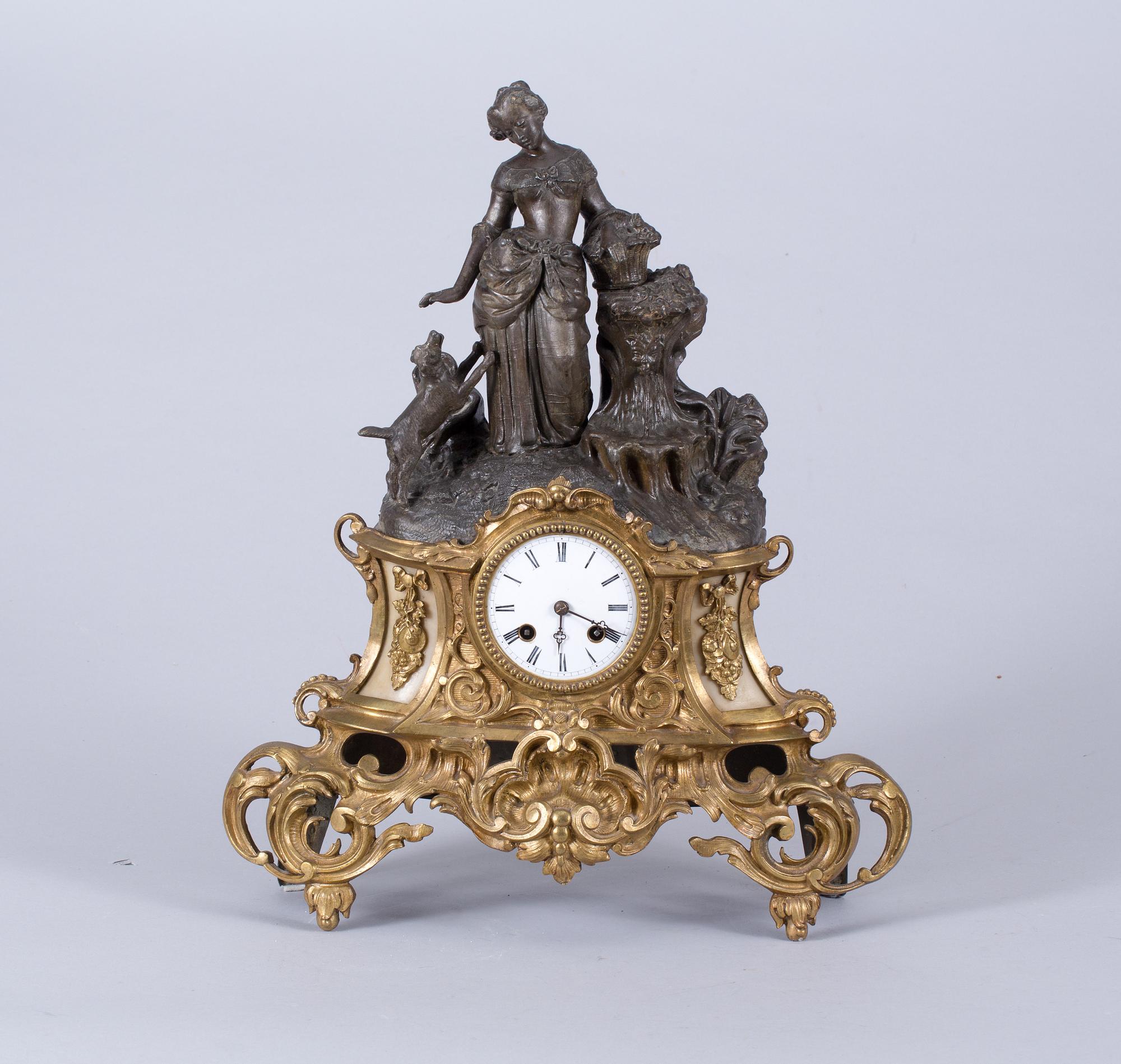 BORDSPENDYL, nyrokoko. 1800-talets andra hälft.