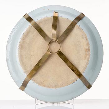 A large famille rose serving dish, Qing dynasty, Qianlong (1736-95).