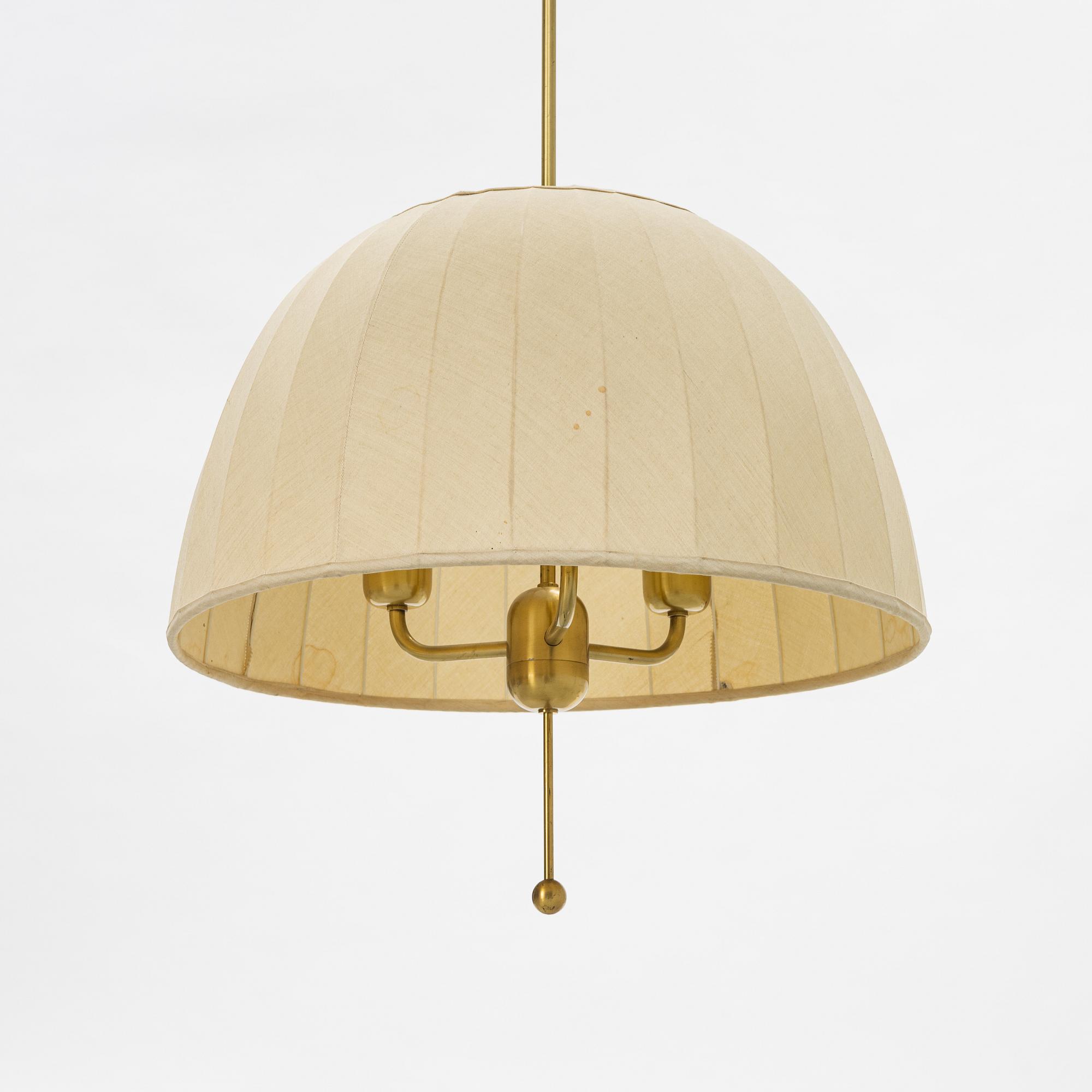 Hans-Agne Jakobsson, a model T 549/3 brass ceiling light, Markaryd.