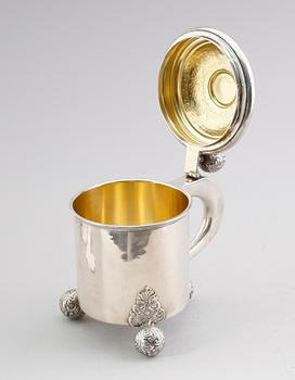 STOP, silver, svenska stämplar K Andersson, 1927. Vikt 818 g.