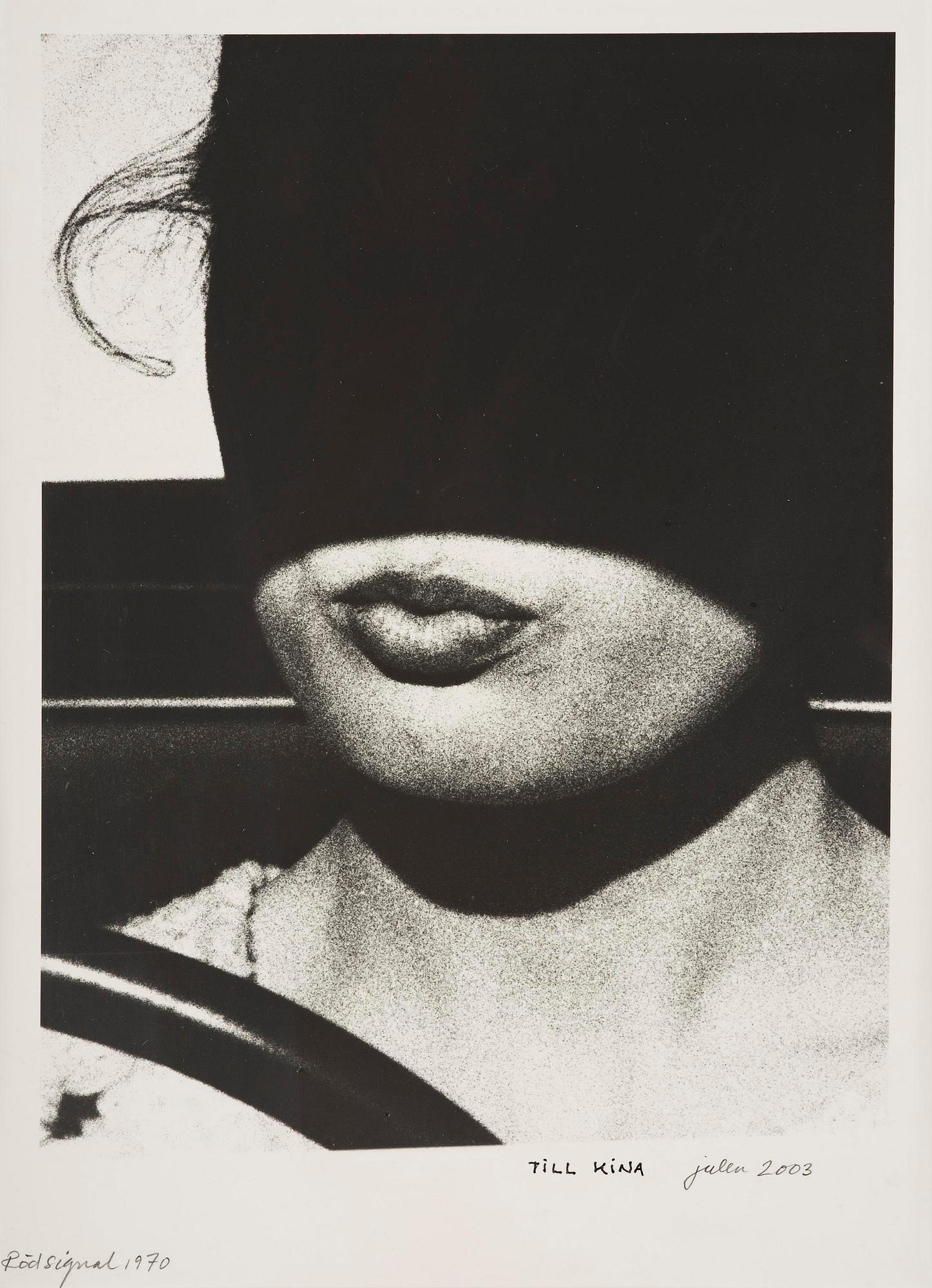 Lennart Olson, "Rött ljus/Red light, Stockholm", 1970.