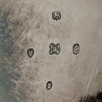 Edward, Edward junior, John & William Barnard, a 3-piece sterling silver tea service, London 1837.