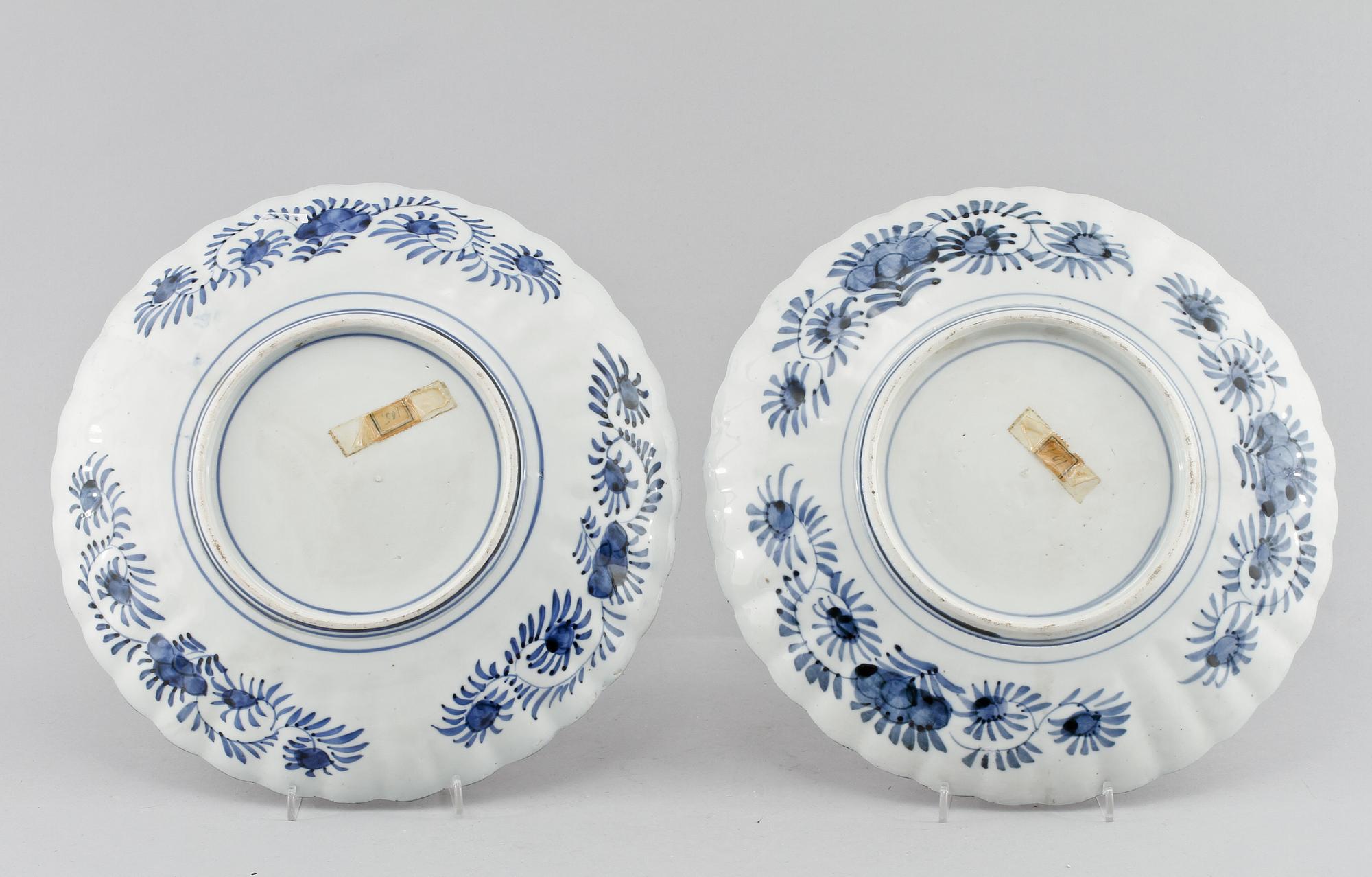 FAT, 2 st, porslin, Japan, 1800-talets senare del.