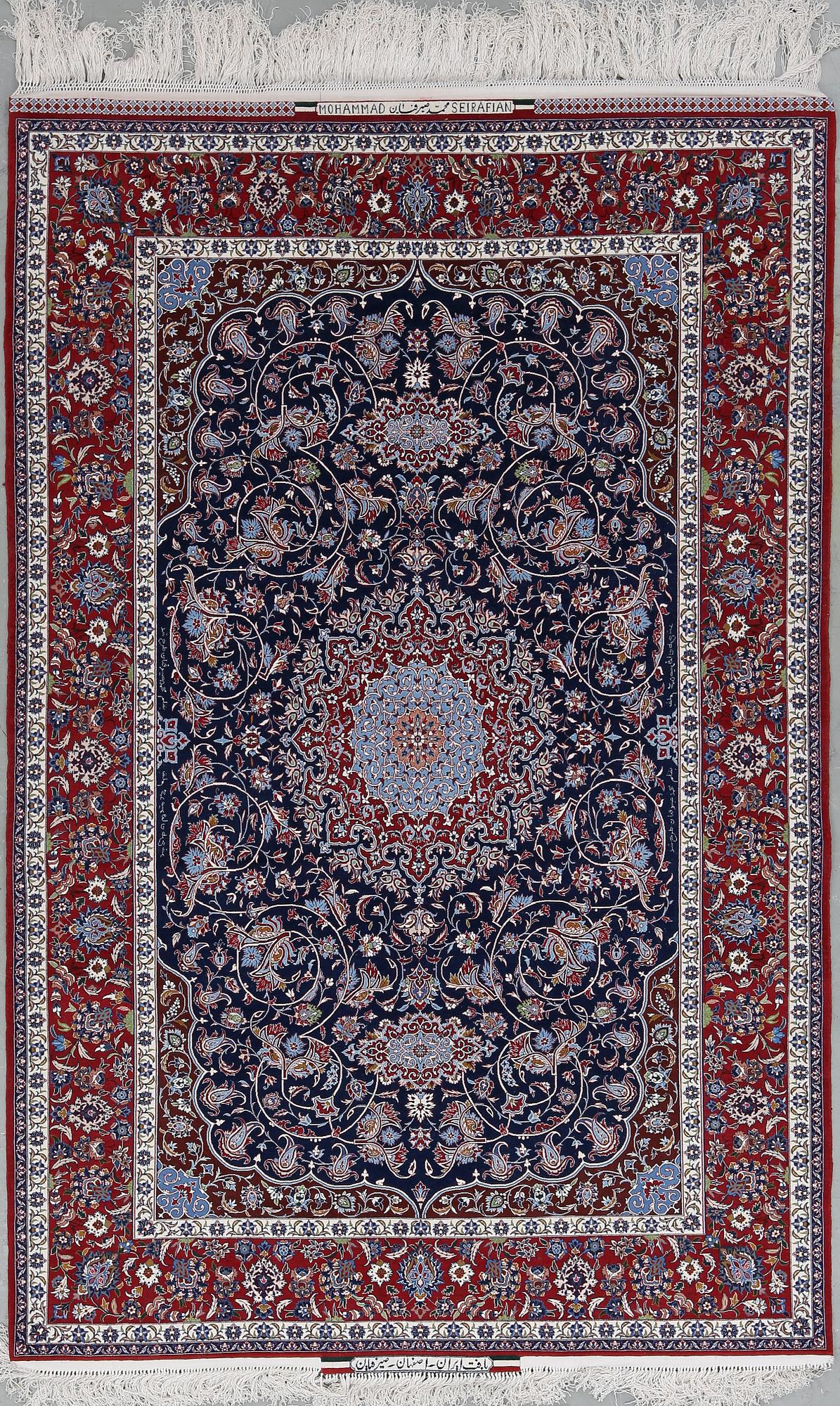 OLD ESFAHAN, so-called Seirafian, ca 220x145 cm.
