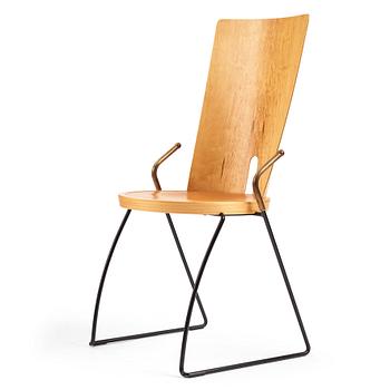 108. Börge Lindau, an armchair, 'Suellen-Masur', ed. 1/3 prototype, Blå Station, Sweden, 1990.