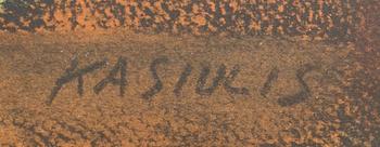 VYTAUTAS KASIULIS, pastel signed.