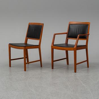A set of table and chairs by Bertil Fridhagen for Bodafors.