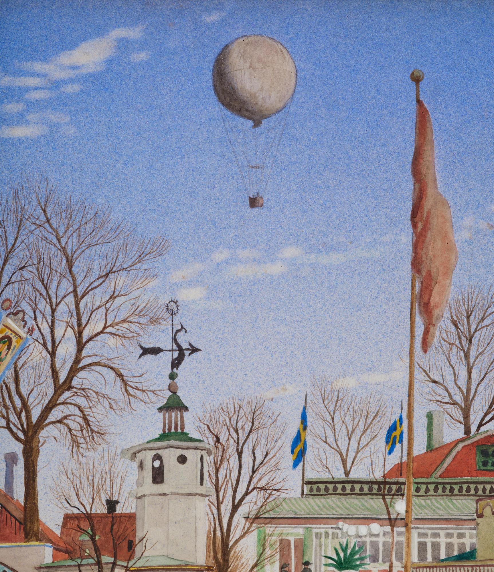 Oskar Bergman, Summer day at Gröna Lund.