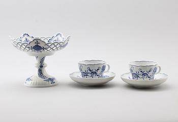 SERVISPORSLIN, 5 delar, Meissen.