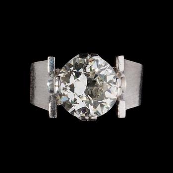 966. An antique cut diamond, 5.05 cts, 1970's.