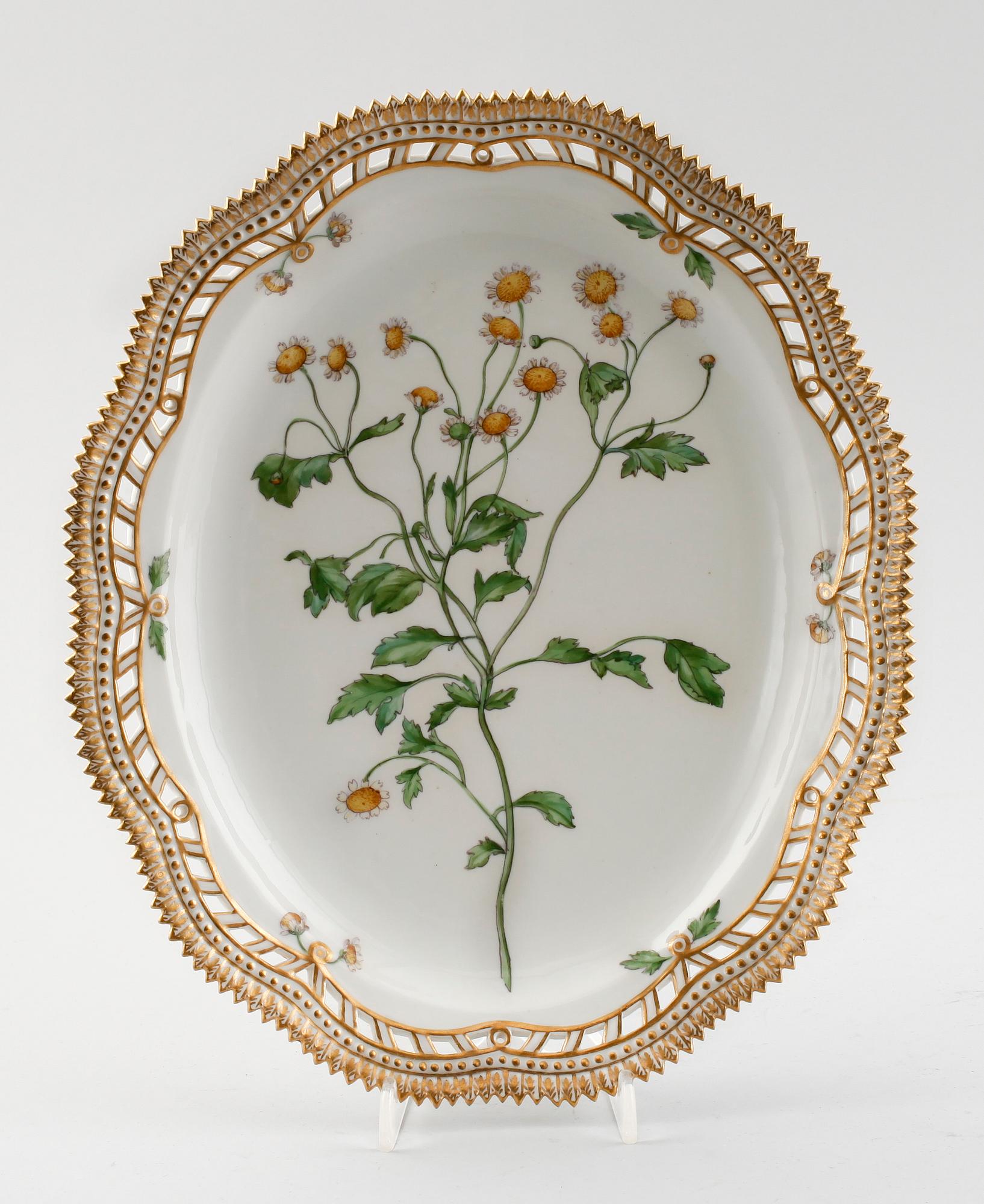 FAT, porslin, "Flora Danica", Royal Copenhagen.