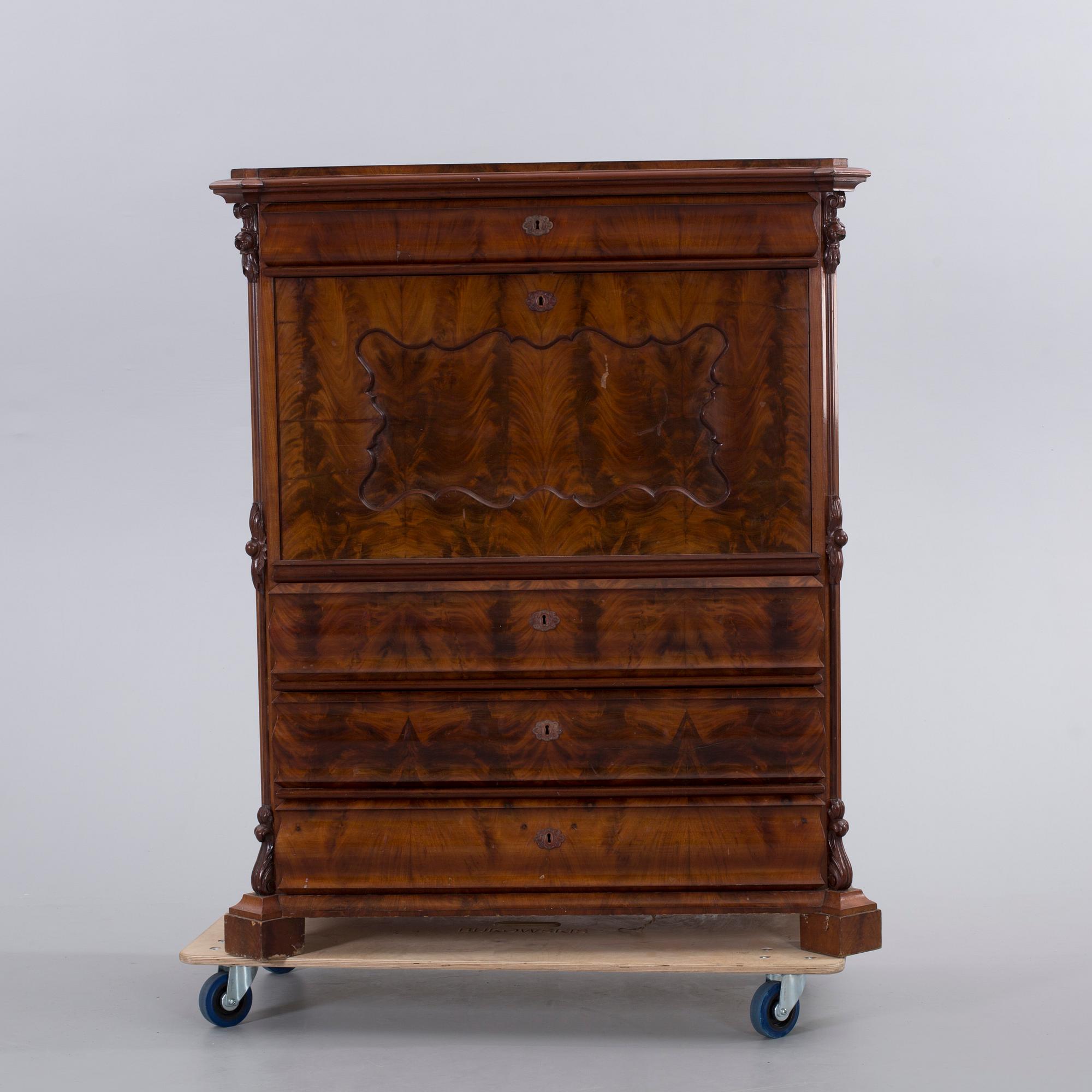 A 19th century secretaire.