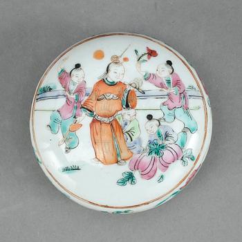 ASK med LOCK, porslin Kina, 1800-tal.