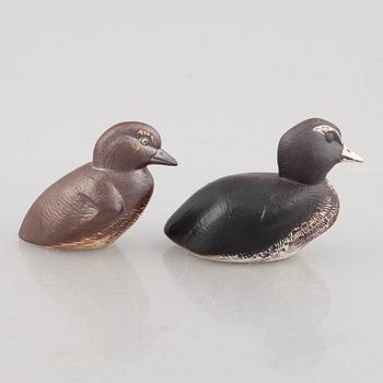 Paul Hoff, a set of seven stoneware figurines, Gustavsberg.