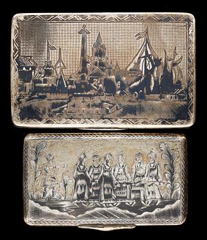 DOSOR, 2 st, silver, Ryssland 1800-talets slut.