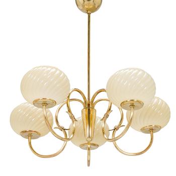 Gunnel Nyman, a mid-20th century , '51132/5' chandelier for Idman.