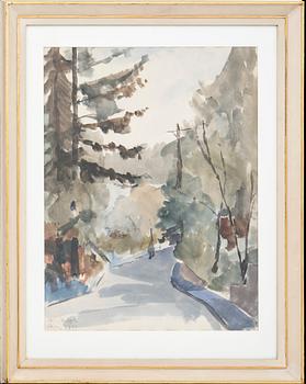 Henning Koppel, watercolour signed and dated 1944.