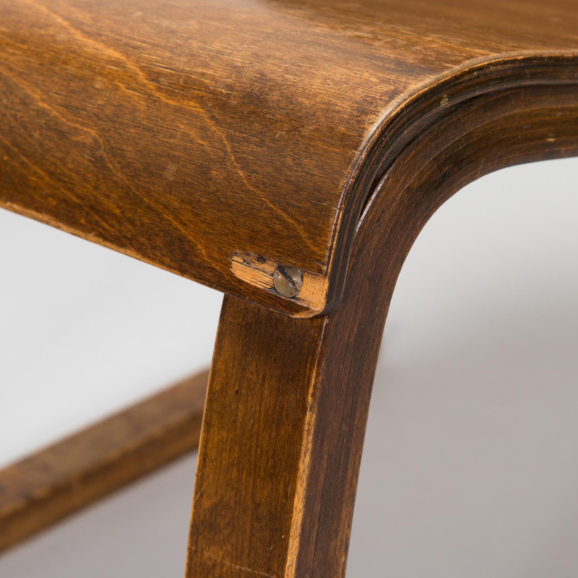 Alvar Aalto, Two 1930's '22' chairs for  O.Y. Huonekalu-ja Rakennustyötehdas A.B.