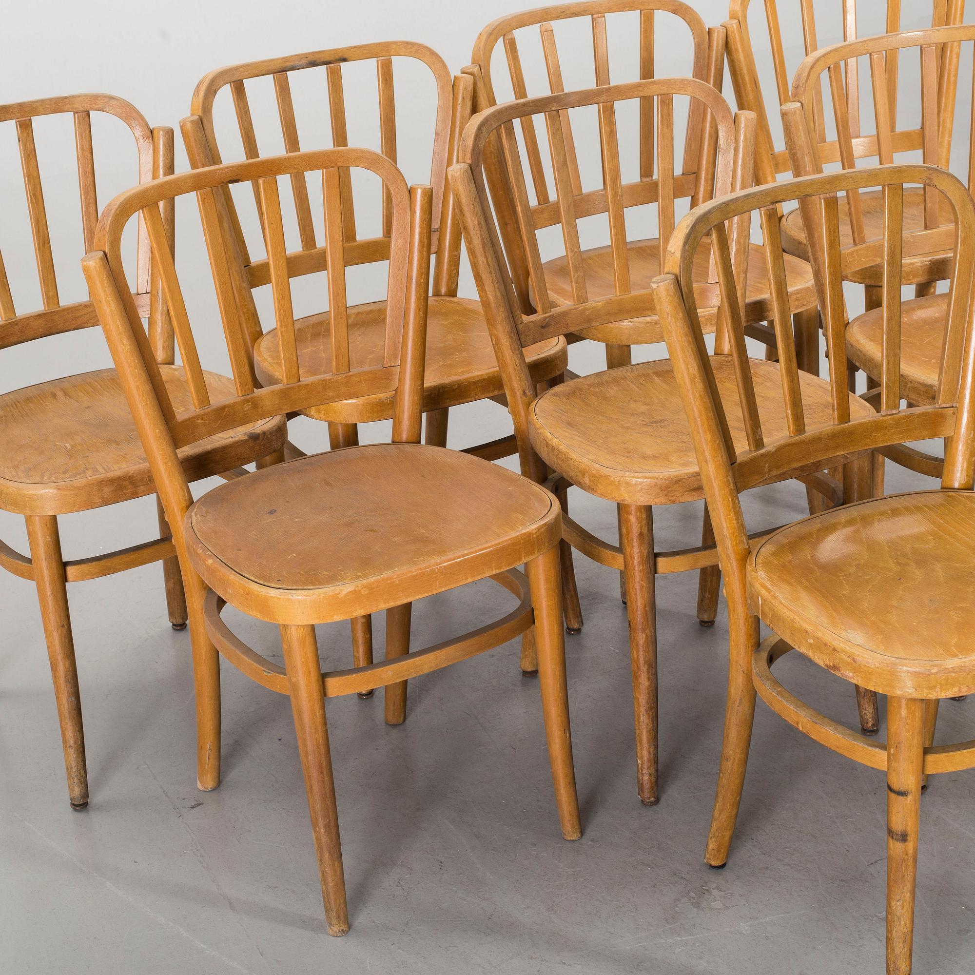 8 chairs by Kocks  Snickerifabriker, Trelleborg from the first half of the 20th century.