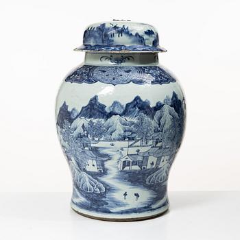 Golvurna, exportporslin, Kina, Qingdynastin, Qianlong (1736-95).